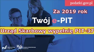 2020. ПІТ-37 оформляє Податкова/PIT-37 składa Urząd Skarbowy