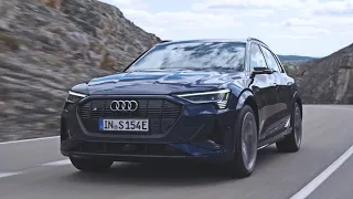 The new Audi e-tron S Driving Video