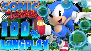 Sega Mega Drive Longplay 100% | Sonic The Hedgehog  [1080p 50fps] - 2016