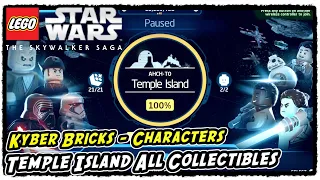 Lego Skywalker Saga Temple Island All Collectible Locations (Kyber Bricks - Characters)