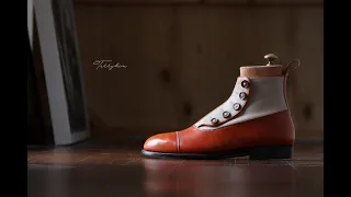 Making Handmade Classic Leather Button Boots