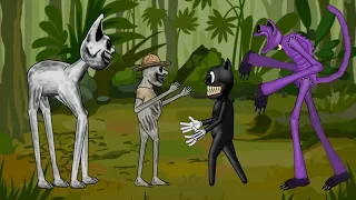 Catnap, Cartoon Cat vs Zoonomaly Monsters, Smile Cat Animation part 1