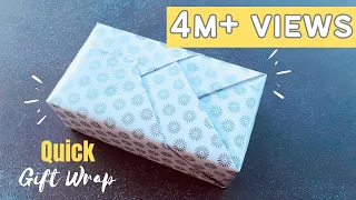 Easy Gift Wrapping | DIY Gift Packing Idea | Gift Wrap for Christmas #giftwrap