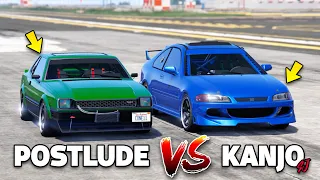 GTA 5 Online: KANJO SJ VS POSTLUDE (WHICH IS FASTEST?)