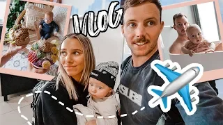 Taking Our Baby On A Plane For The First Time! First FAMILY Vacation *Birthday Vlog*