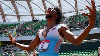 Noah Lyles vs Erriyon knighton (knighton 4th fastest ever ) 200m #200meter #trackandfield #speed