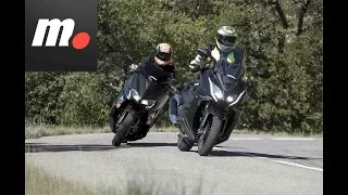 Kymco AK550 vs Yamaha TMAX SX | Comparativo / Test / Review en español | motos.net