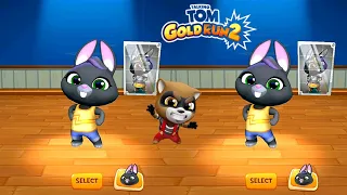 TALKING TOM GOLD RUN 2 - BECCA AND RACCOON ENJOY AT TOM VILLAGE WITH FIGHT - IOS GAMEPLAY