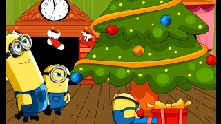 happy new year and merry christmas with minions