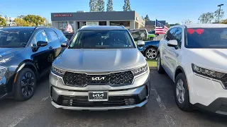 Цены на KIA Sorento в США январь 2024