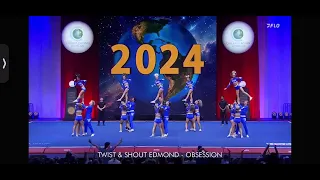 Twist & Shout Obsession Semis Cheer Worlds 2024