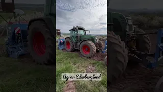 Fendt 714  mit Lemken Saphir 7-300