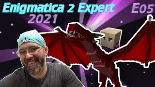 Lets Play Enigmatica 2 Expert EP 5 - How to find Underground Dragons in Minecraft Ice and Fire Mod
