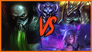 SOME GOOD SHORT GAMES VS NASUS & RIVEN! (Double Game) - Diamond Urgot - League of Legends