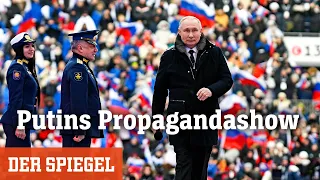 Putins Propagandashow: Jubelbilder für den Kriegsherrn | DER SPIEGEL