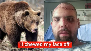 ATTACKED 3 times by a grizzly bear