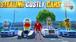 Costly Cars Stealing Challenge In GTA5 With Shinchan #rampageboy #gta5 #bommalu #shinchan