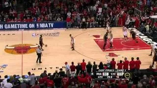 Miami Heat - Chicago Bulls Game 1 (комментатор - В. Гомельский)