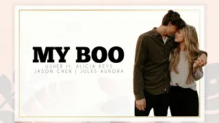 My Boo - Usher ft. Alicia Keys | Jason Chen x Jules Aurora (Lyrics)