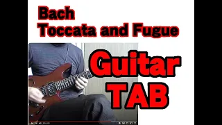 Bach Toccata and Fugue Guitar TAB