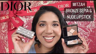 NEW DIOR BRONZE SEPIA EYESHADOW QUINT & Nude Touch Lipstick w/ Lunar New Year packaging!