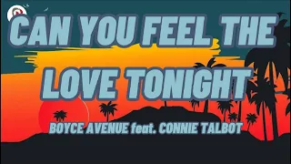 VIDEO LYRICS | BOYCE AVENUE feat. CONNIE TALBOT | can you feel the love tonight