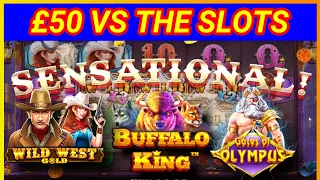 £50 SLOTS SESSION - LOW STAKES - LOTS OF BONUSES - PYRAMYTH - DEAD OR ALIVE 2 - GATES OF OLYMPUS