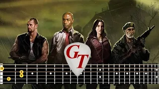 Left 4 Dead 2 - Theme # Acoustic guitar lesson note tabs