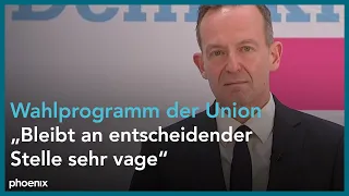 Wahlprogramm der Union: Reaktion von FDP-Generalsekretär Volker Wissing am 21.06.21