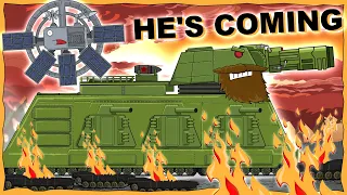 "Soviet Dorian Comes to the Rescue" Cartoons about tanks