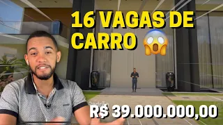 REACT MANSÃO DE R$39.000.000,00 TAMBORÉ ALPHAVILLE - SÃO PAULO - ESSA VAI TE SURPREENDER #alphaville