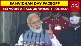 PM Vs Parivarik Parties On Constitution Day: PM Modi Lashes Out At Opposition Over Dynasty Politics