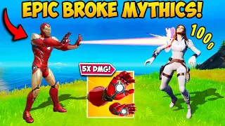 FORTNITE *BROKE* IRON MAN!! - Fortnite Funny Fails and WTF Moments! #1095