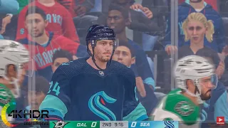 Seattle Kraken vs Dallas Stars 4K! Full Game Highlights NHL 22 PS5 Gameplay