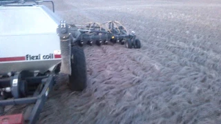 Seeding Canola into Unharvested Flax with Pillar Laser