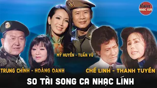 So Tài Song Ca | Đâu Là Cặp Đôi Song Ca Nhạc Lính Hay Nhất? | Hoàng Oanh, Trung Chỉnh, Chế Linh