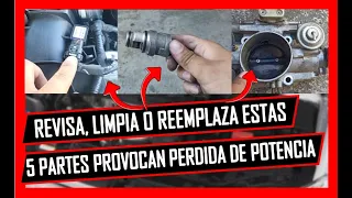 🔥Si Tu CARRO PIERDE FUERZA 👉!ESTAS PODRIAN SER Las 5 CAUSAS ⚠️