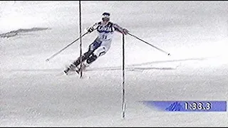 Tom Stiansen slalom gold (WCS Sestrieres 1997)