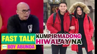 BOY ABUNDA NAGULAT🔴SA NAKUHANG BALITA KINA BEA ALONZO AT DOMINIC ROQUE🔴