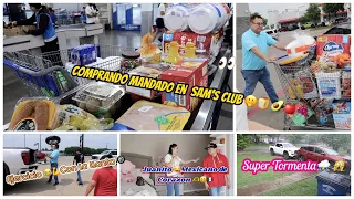 FUIMOS AL MANDADO COMPRAMOS DE TODO 🙀🤭🍇🍎🛒   UN DIA MUY CALIDO 😰CALLO UNA FUERTE TORMENTA ⛈️🤯👀