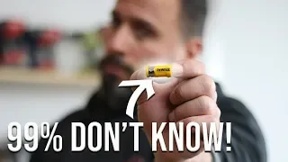 99% OF PEOPLE DON'T KNOW WHAT THIS DeWALT TOOL ACCESSORY DOES!