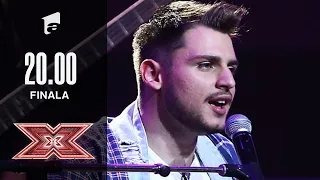 Adrian Petrache cântă, plin de energie, piesa „Another Brick In The Wall” | Finala | X Factor 2020