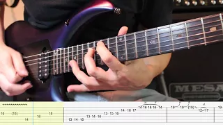 Dream Theater - Under A Glass Moon (Steve Dadaian Guitar Solo Cover + TAB)