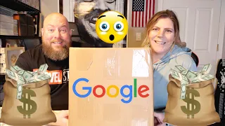 I bought a $2,300 Amazon Customer Return GOOGLE Mystery Box + ALL GOOGLE ALL MONEY