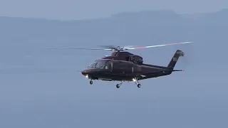 Royal Helicopter Lands in Holyrood Park with Prince William and Kate onboard