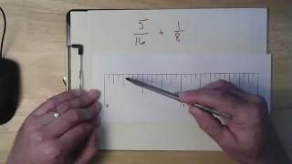 Using your tape measure as a fraction calculator