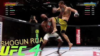 Leg Kicks and Flying Knees with Shogun Rua!! UFC 4 | This man is a LEGEND