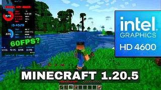 MINECRAFT 1.20.5 INTEL HD 4600 & i5 4570 🟢