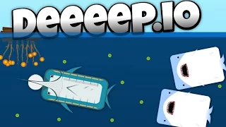 Deeeep.io - Fastest Fish Steals Pearls! - Lets Play Deeeep.io Gameplay