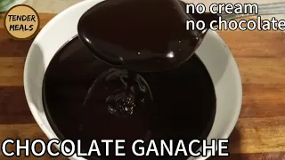 Chocolate Ganache Recipe | Chocolate Ganache with Cocoa Powder | Chocolate Sauce